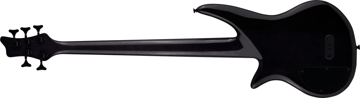 Jackson X Series Spectra Bass SBXQ V, Laurel Fingerboard, Transparent Black Burst