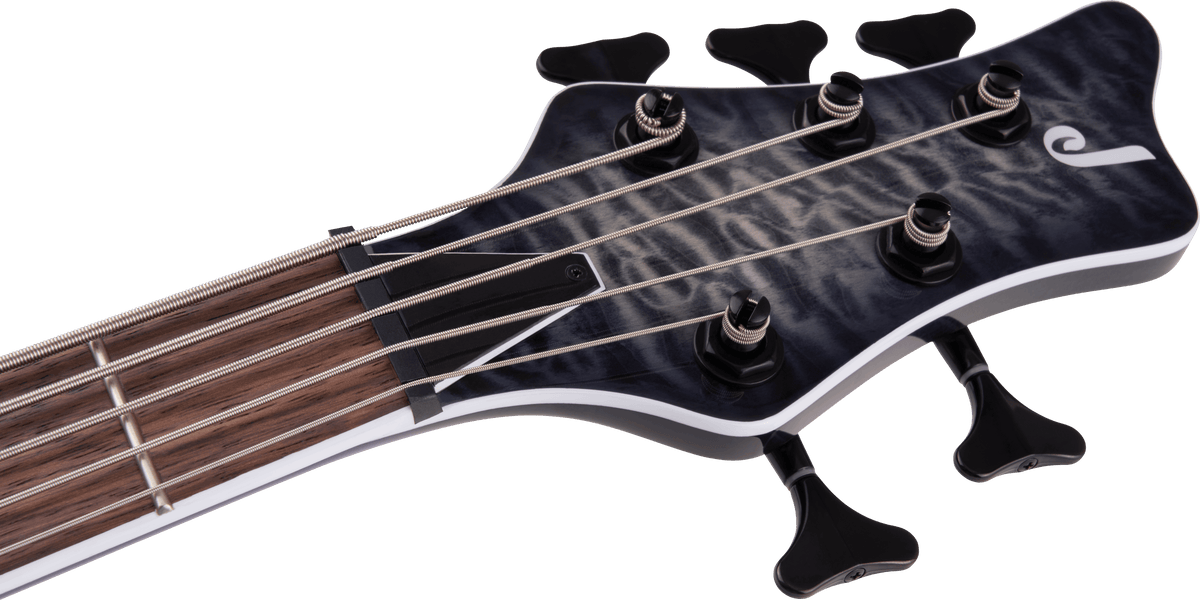 Jackson X Series Spectra Bass SBXQ V, Laurel Fingerboard, Transparent Black Burst