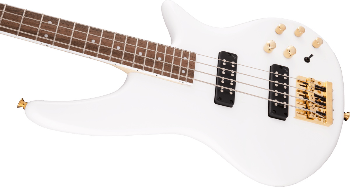 Jackson JS Series Spectra Bass JS3, Laurel Fingerboard, Snow White