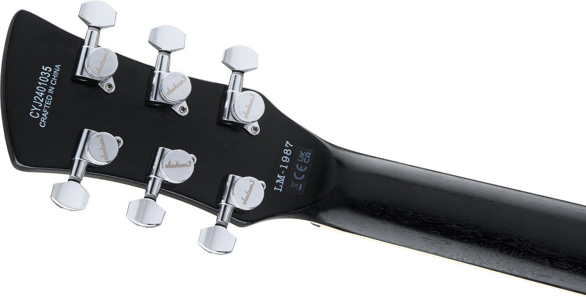 Jackson Pro Series Signature Lee Malia LM-87, Amaranth Fingerboard, Open Pore Black