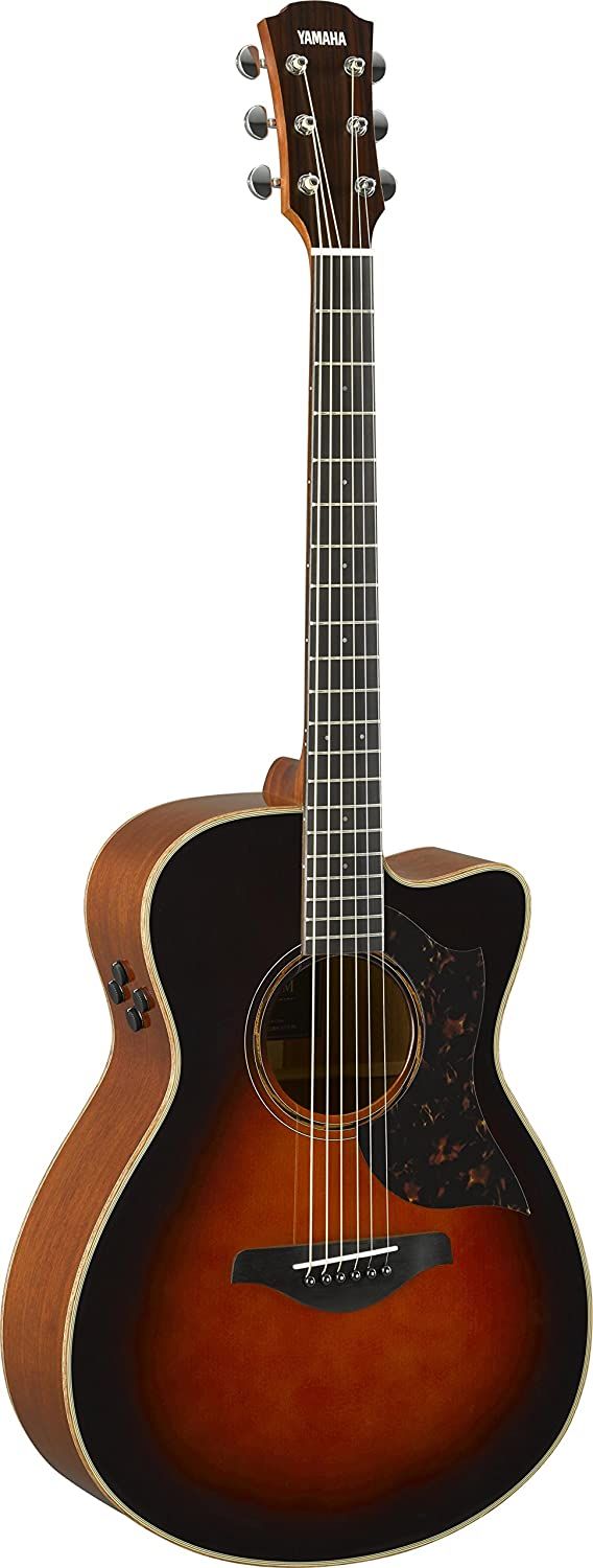 Yamaha AC3M TBS A-Series Concert Cutaway 6 String RH Acoustic Electric Guitar-Tobacco Sunburst