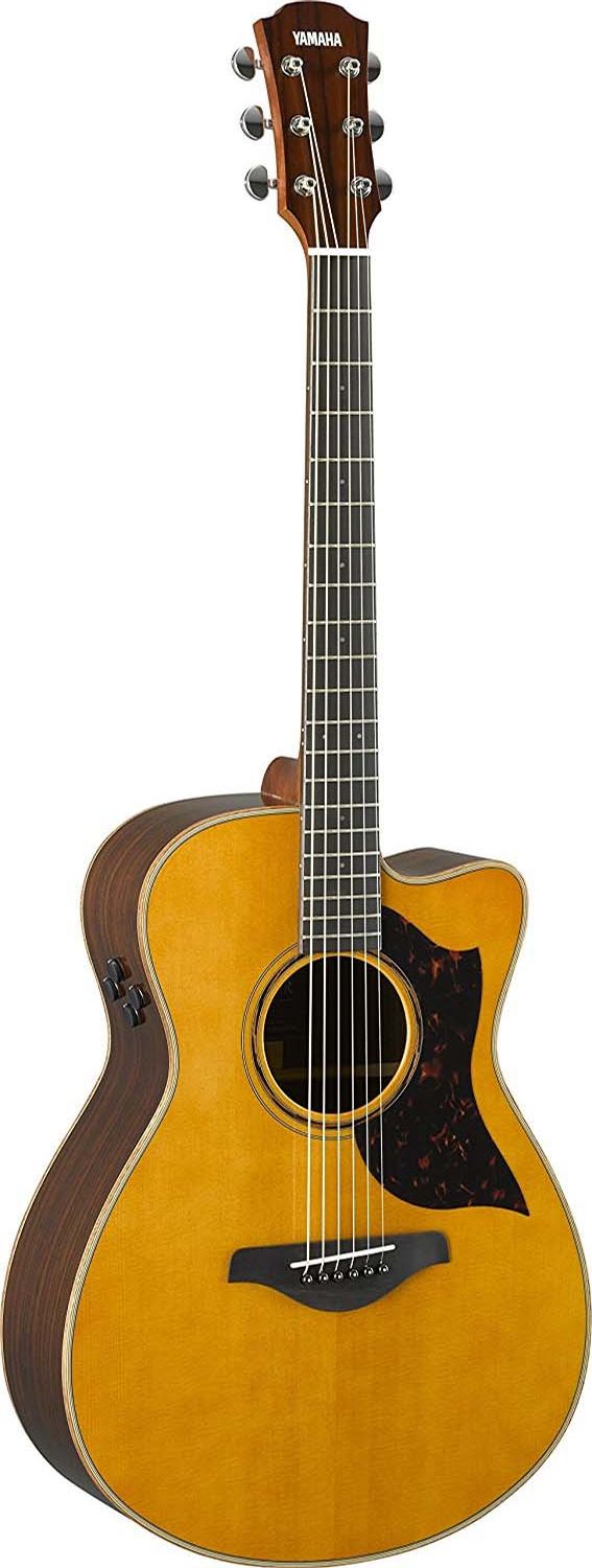 Yamaha AC3R VN A-Series Concert Cutaway 6-String RH Acoustic Electric Guitar-Vintage Natural