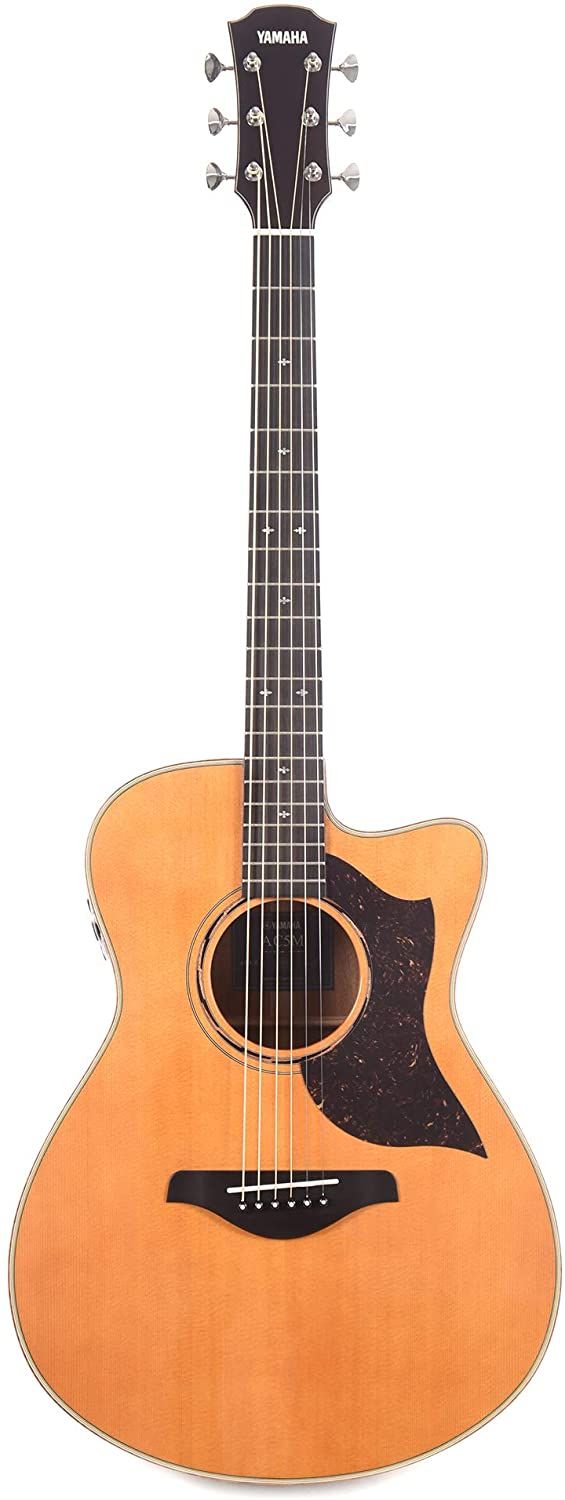 Yamaha AC5M VN A-Series Concert Cutaway 6-String RH Acoustic Electric Guitar-Vintage Natural