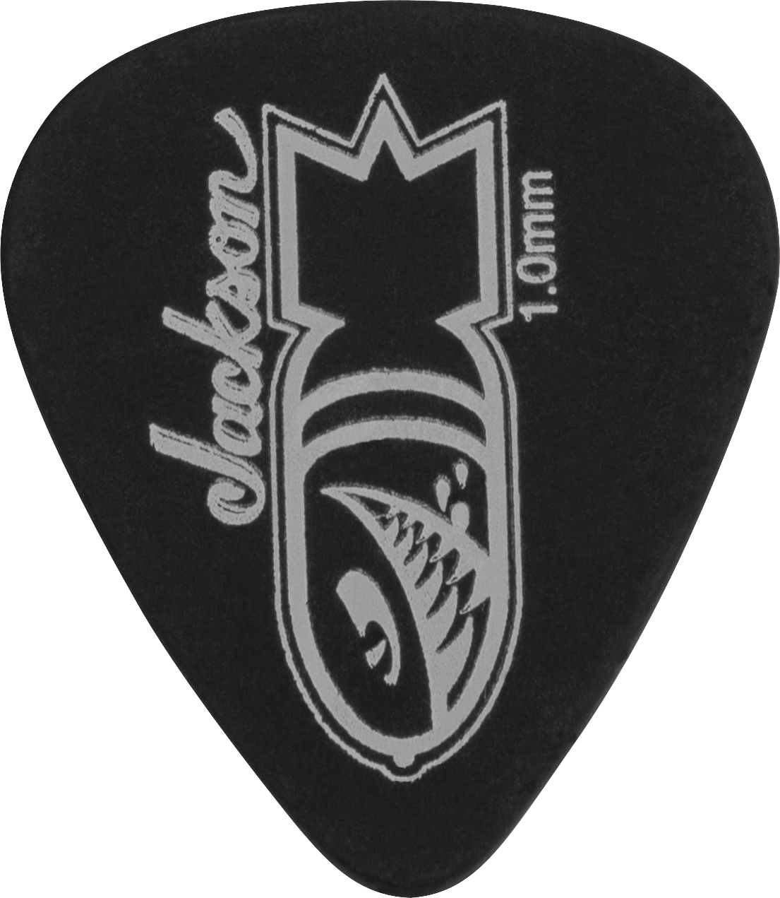 Jackson® 351 Bomb Picks, Black, Heavy 1mm