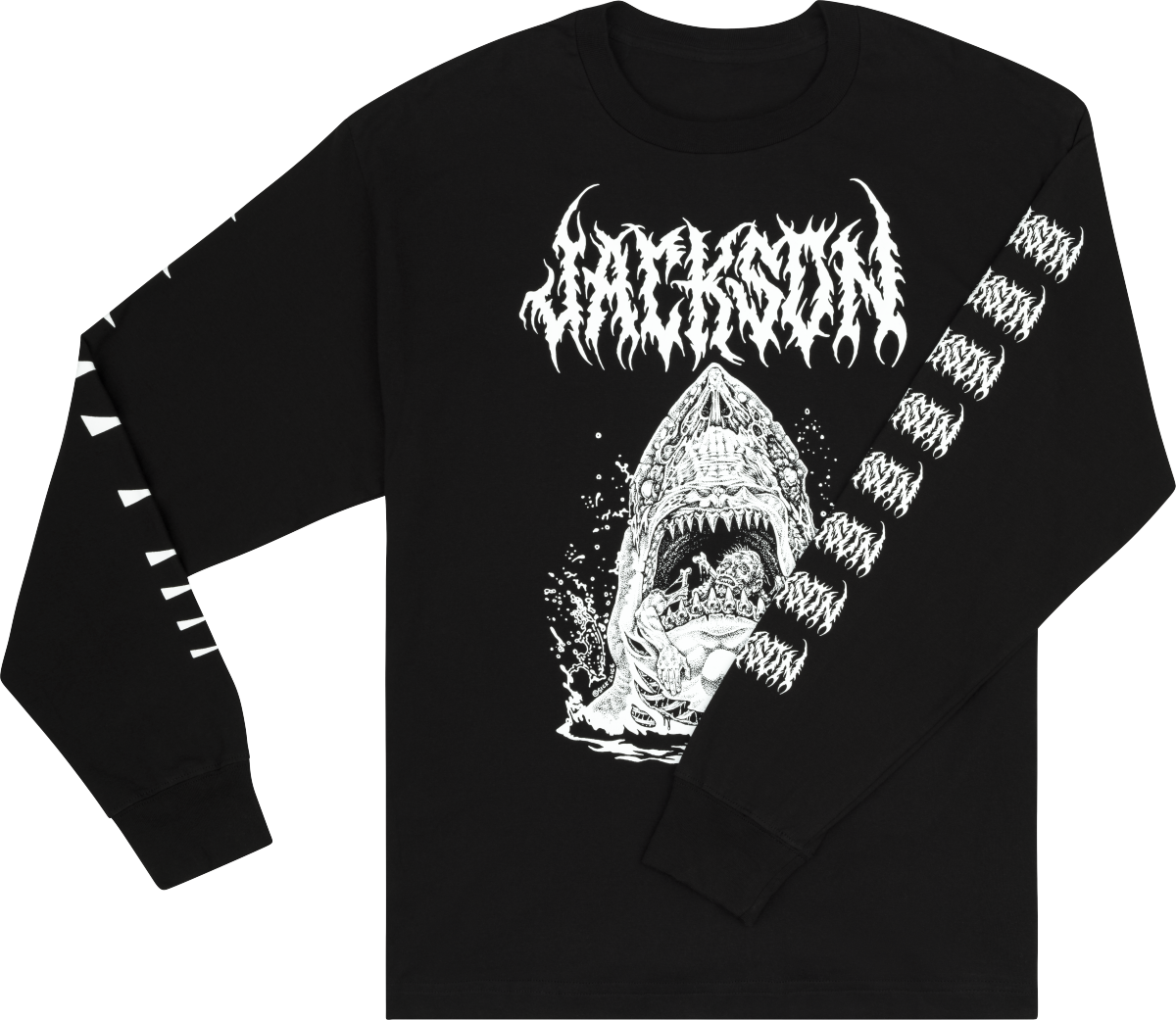 Jackson Sharkrot L/S T-Shirt, Black, M