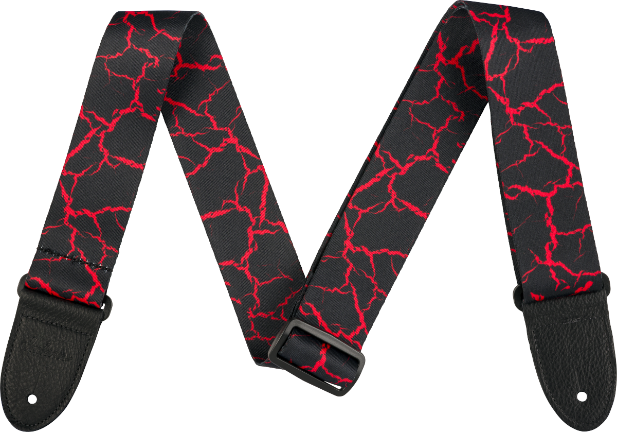 Jackson 2" Poly Strap, Red Crackle