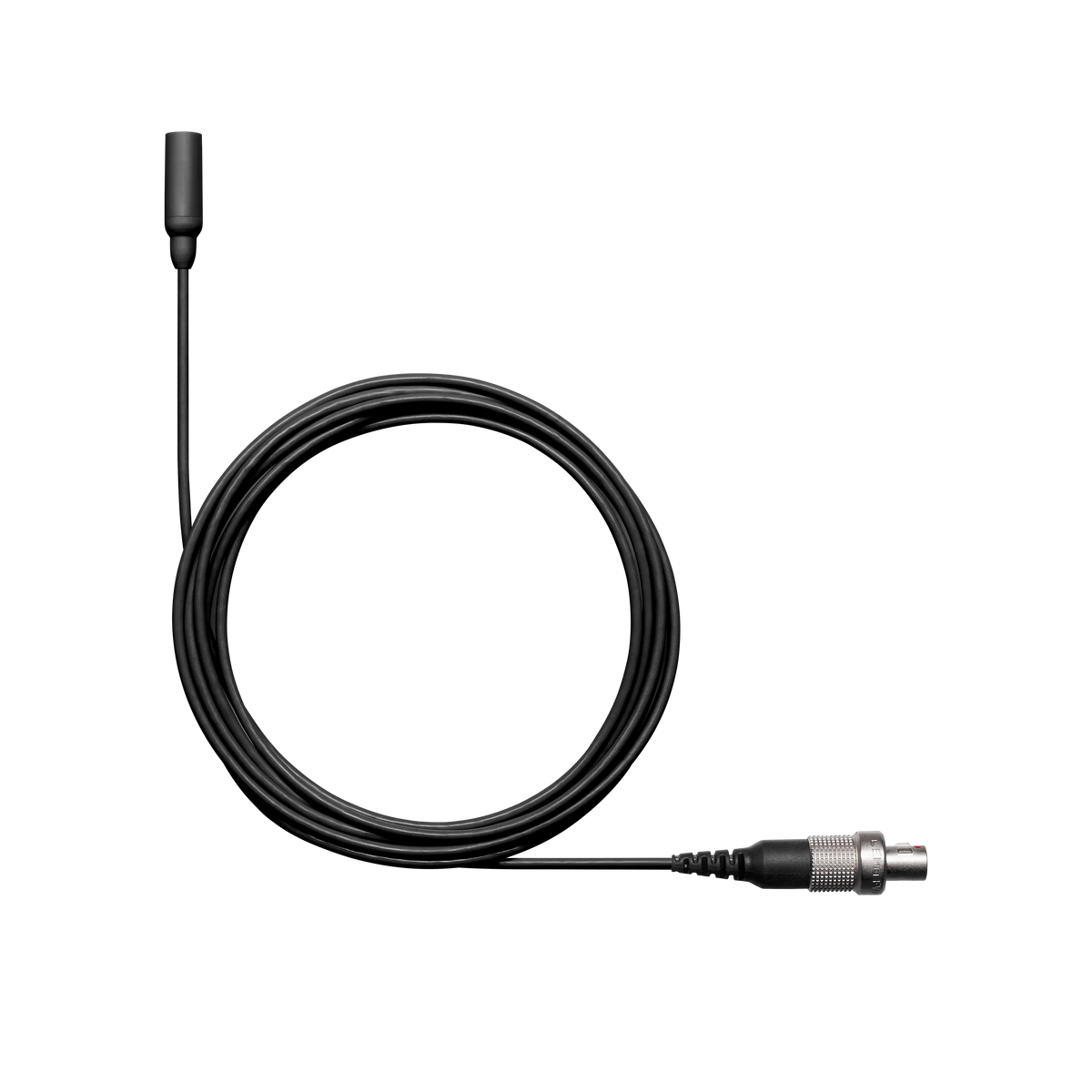Shure TL48B/O-LEMO-A - Omni Lavalier Microphone - Black w/LEMO & Accessories - product view 1