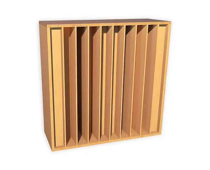 Asono - QRD 11 Diffusor 23 1/4′′W x 23′′H x 9 1/2′′D and weighing 32 lbs. Natural