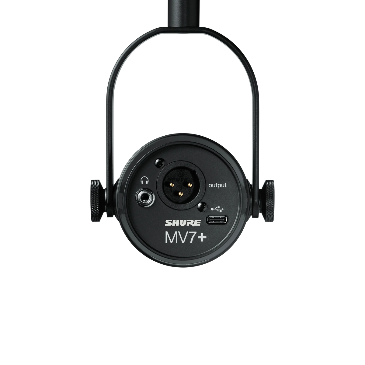 Shure MV7+-K - Black Podcasting Microphone w/Windscreen & USB-C Cable - product view 3