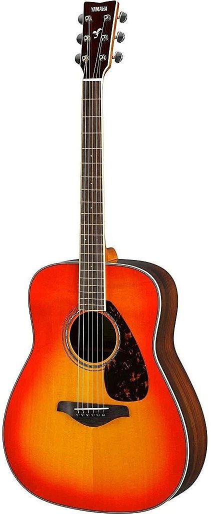Yamaha FG830 AB Dreadnought 6 String RH Acoustic Guitar-Autumn Burst