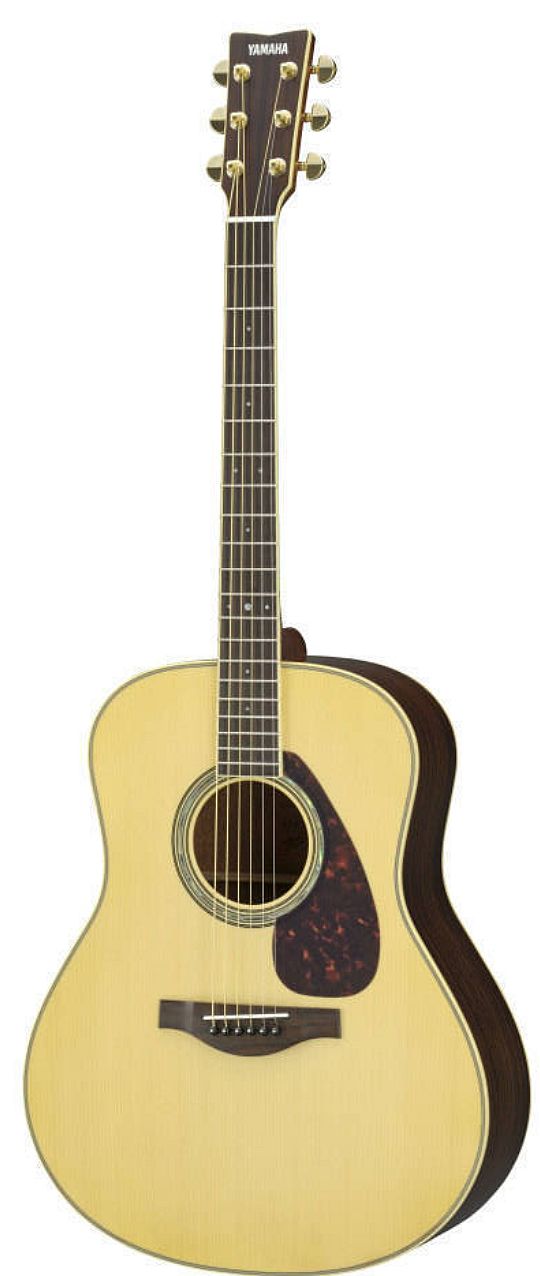 Yamaha LL6ARE Original Jumbo 6-String RH Acoustic Electric Guitar with Gig Bag - Natural