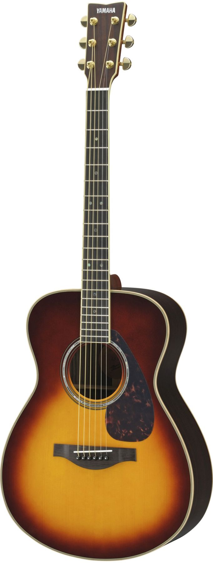 Yamaha LS16ARE BS Small Body 6-String RH Acoustic Electric Guitar with Gig Bag-Brown Sunburst