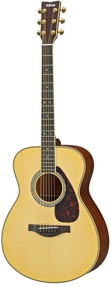 Yamaha LS16MARE Small Body 6-String RH Acoustic Electric Guitar with Gig Bag-Natural