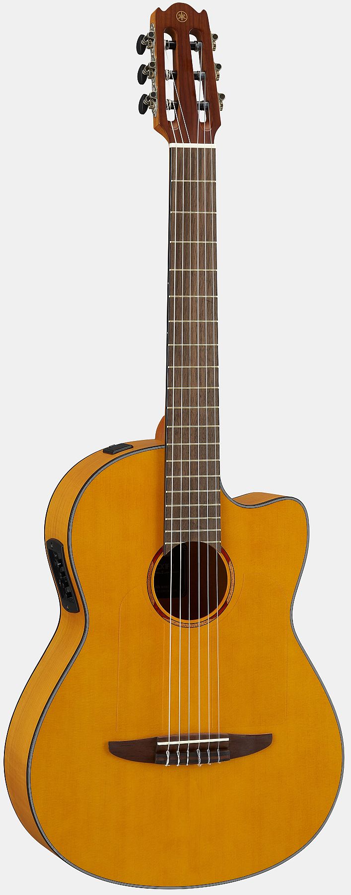 Yamaha NCX1FM 6-Nylon String RH Acoustic Electric Guitar-Natural