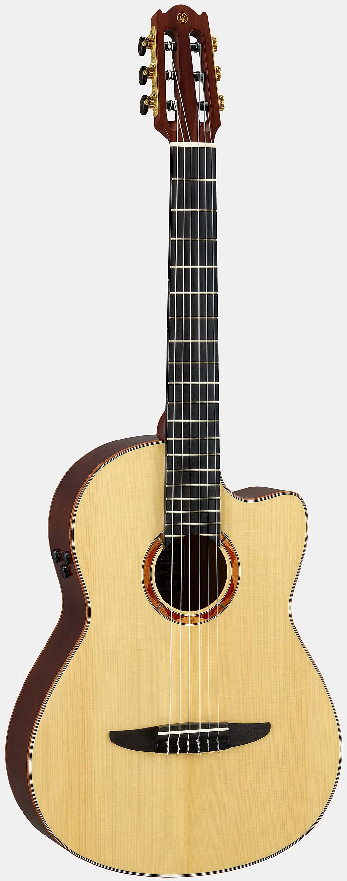 Yamaha NCX5 6-Nylon String RH Classical Acoustic Electric Guitar with Case-Natural