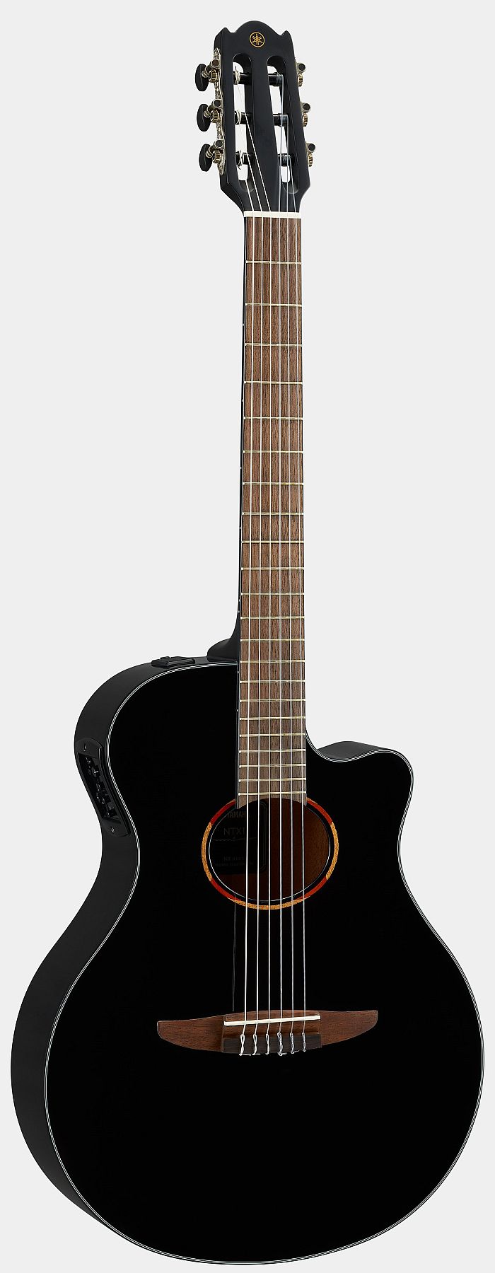 Yamaha NTX1 BL 6-Nylon String RH Acoustic Electric Classical Guitar-Black