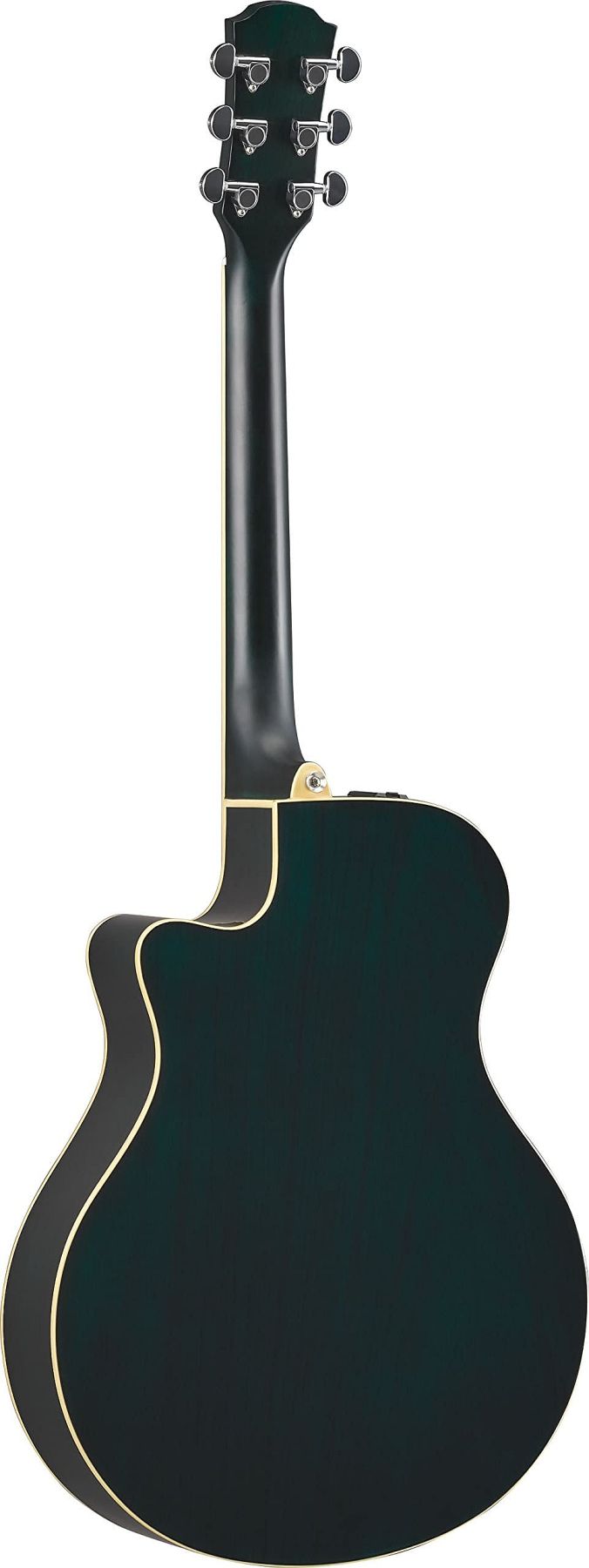 Yamaha APX600 OBB Thin-line Cutaway 6-String RH Acoustic Electric Guitar-Oriental Blue Burst
