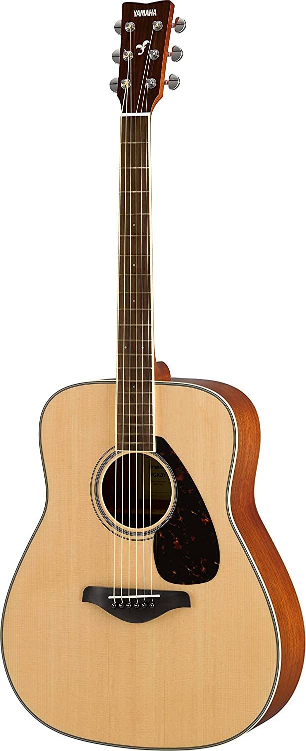 Yamaha FG820L FG Series Dreadnought 6 String LH Acoustic Guitar-Natural Gloss
