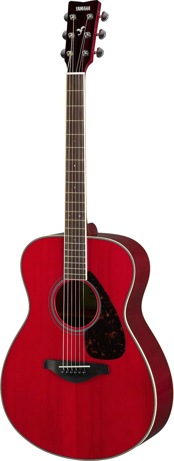 Yamaha FS820 RR FS Series Concert 6-String RH Acoustic Guitar-Ruby Red