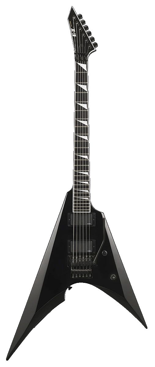 ESP Guitars EIIARROWBLK E-II Arrow 6-String RH Electric Guitar with Case-Black eii-arrow-blk