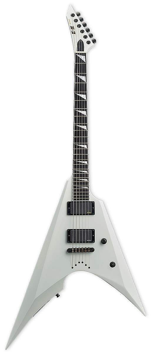 ESP Guitars EIIARROWNTSW E-II Arrow NT 6-String RH Electric Guitar with Case-Snow White eii-arrow-nt-sw