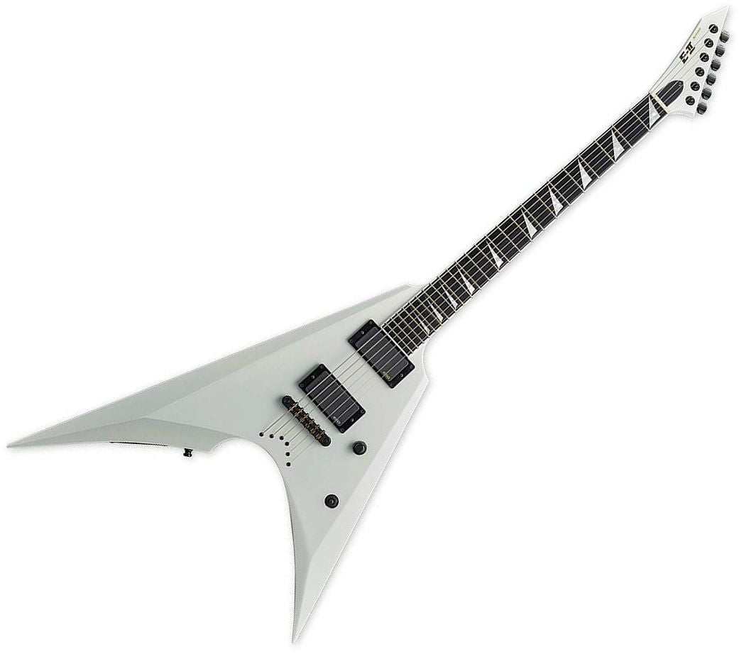 ESP Guitars EIIARROWNTSW E-II Arrow NT 6-String RH Electric Guitar with Case-Snow White eii-arrow-nt-sw