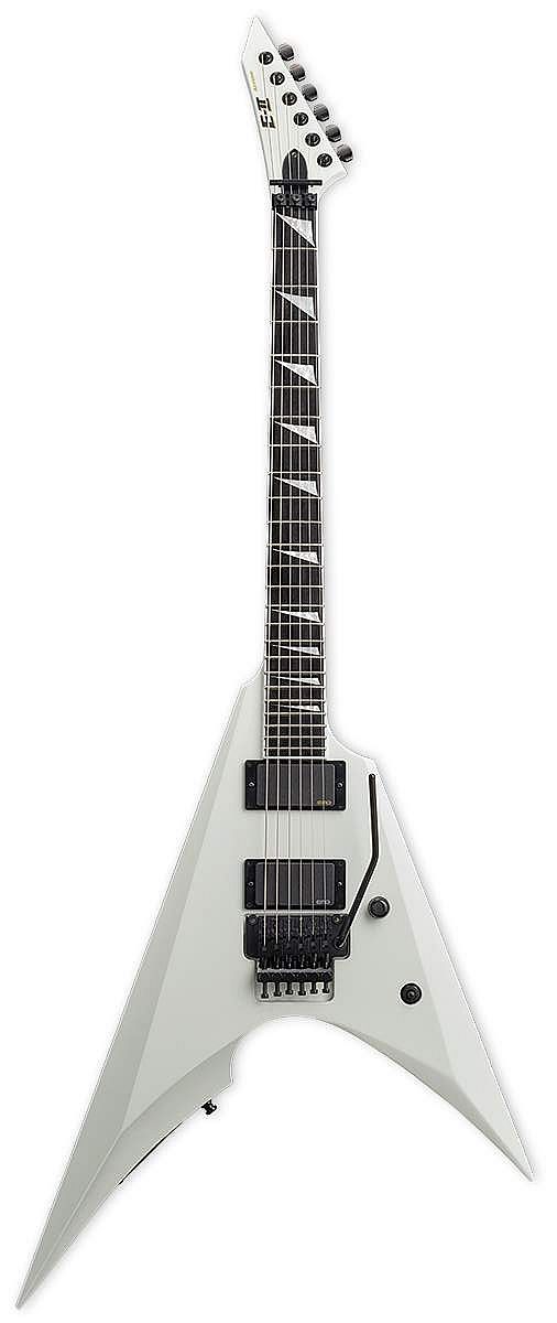 ESP Guitars EIIARROWSW E-II Arrow 6-String RH Electric Guitar with Case-Snow White eii-arrow-sw