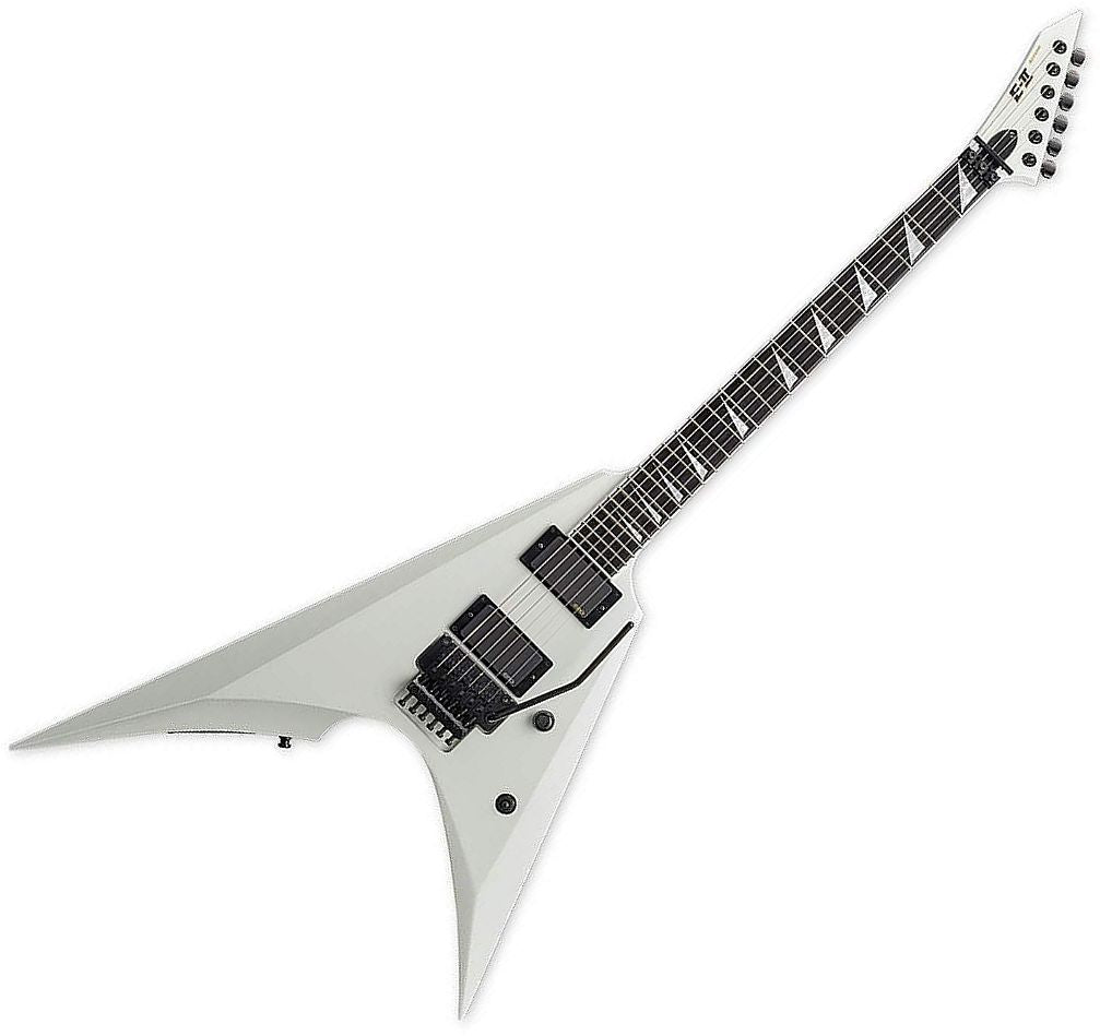 ESP Guitars EIIARROWSW E-II Arrow 6-String RH Electric Guitar with Case-Snow White eii-arrow-sw