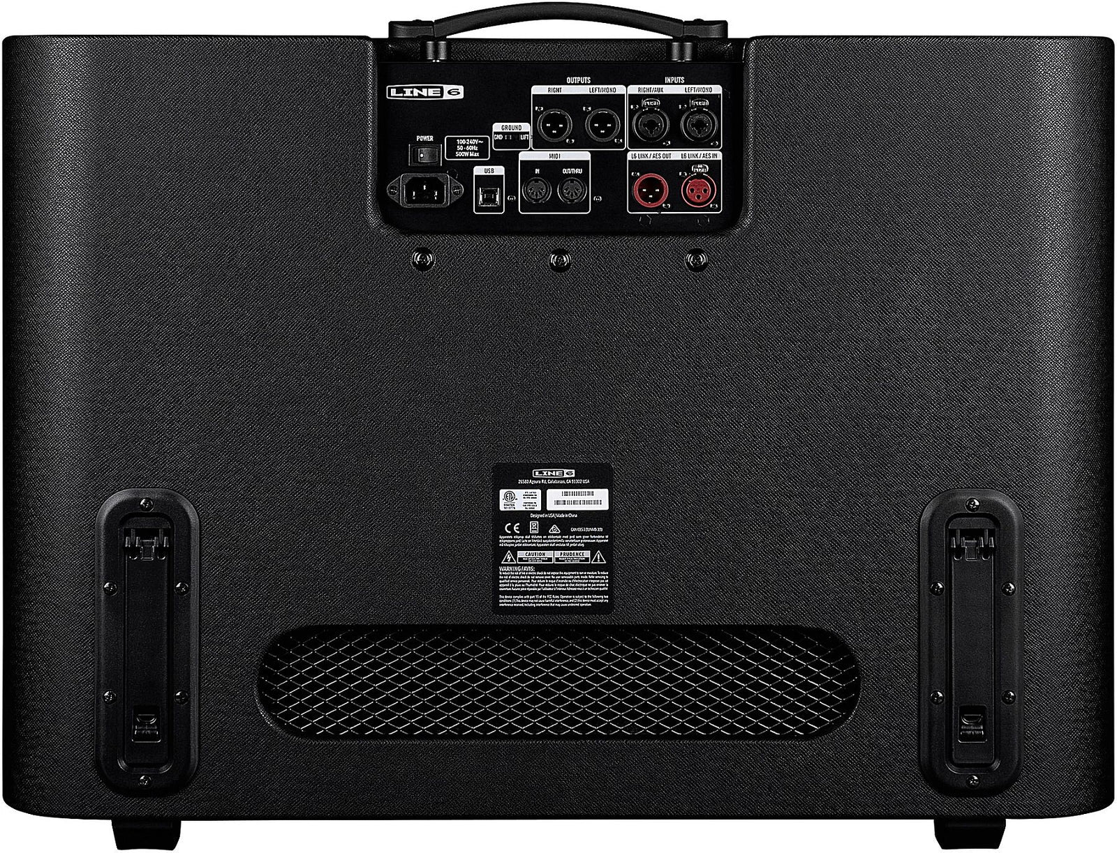 Line 6 POWERCAB 212PLUS 500W Powered Stereo Guitar Speaker Cabinet - 2x12in
