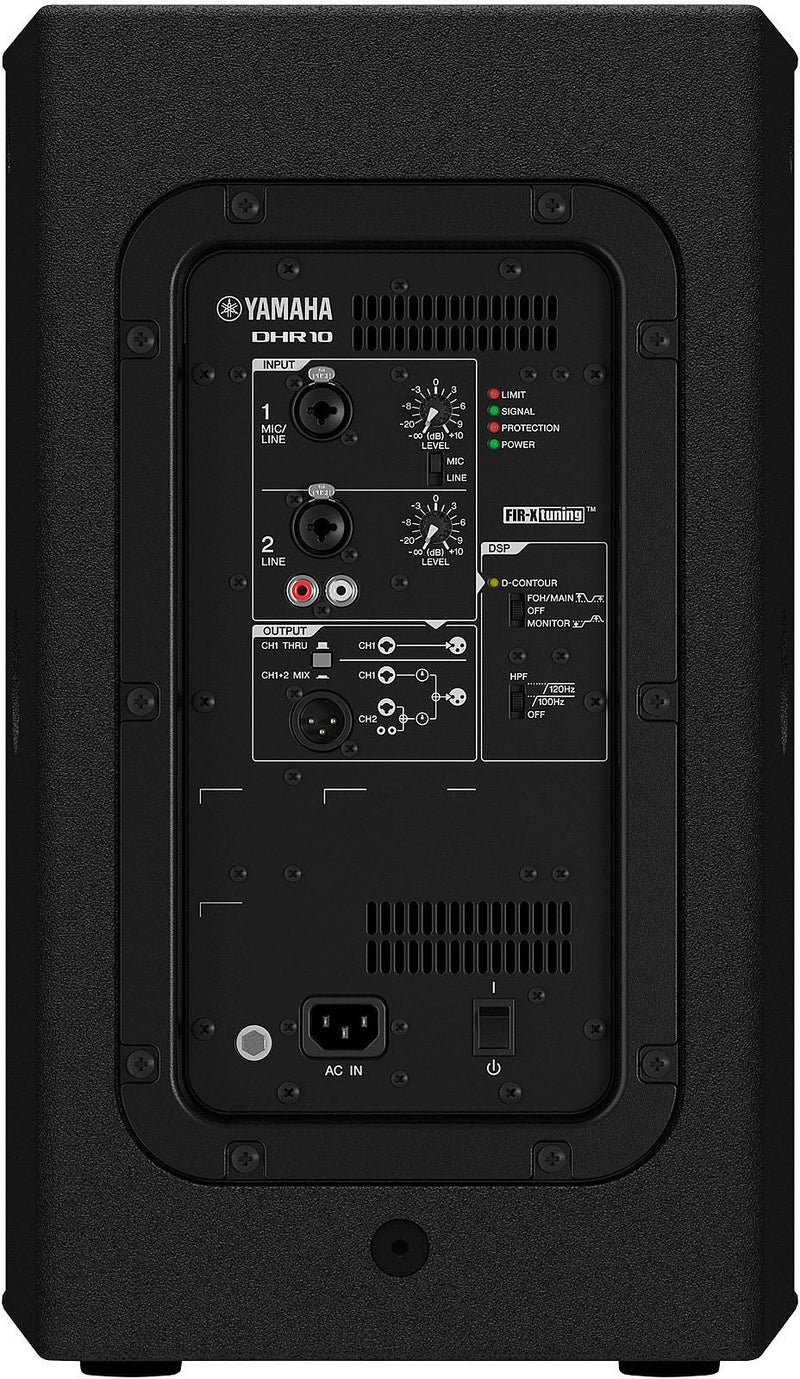 Yamaha DHR10 700W 2-Way Active Loudspeaker (Black) - 10in