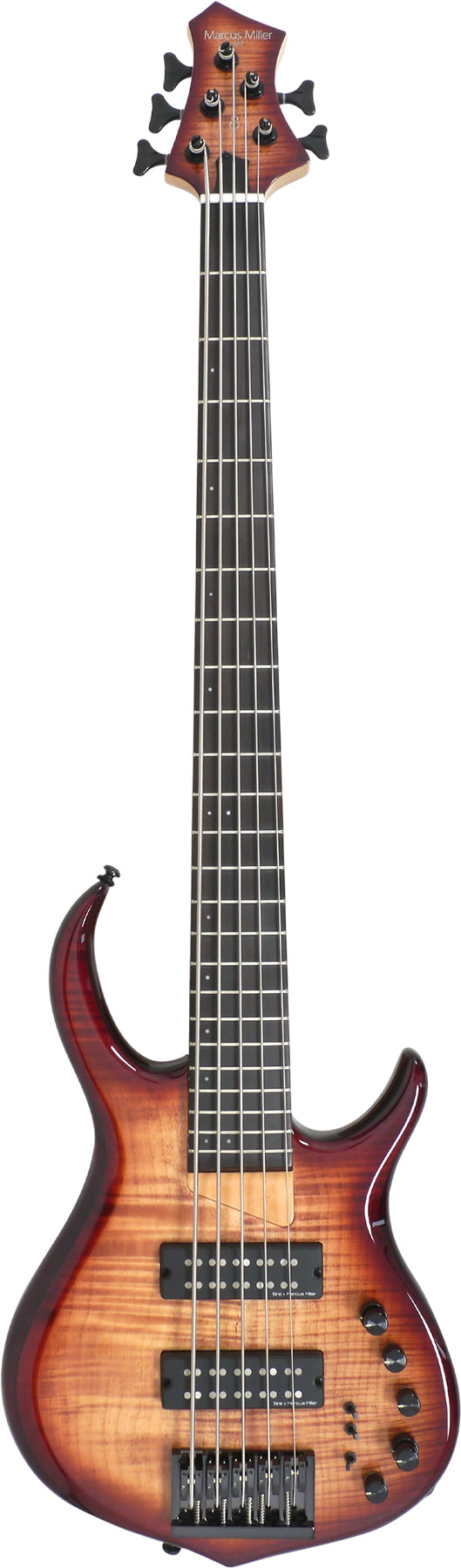 Sire Marcus Miller M7 2nd Generation Alder 5 String RH Electric Bass - Brown Sunburst