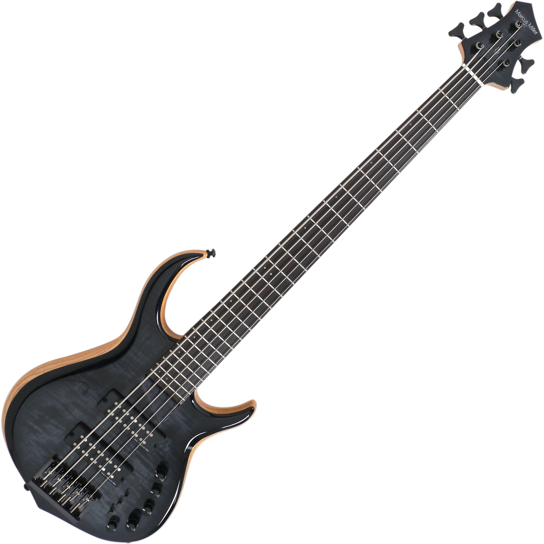 Sire Marcus Miller M7 2nd Generation Swamp Ash 5 String RH Electric Bass - Transparent Black