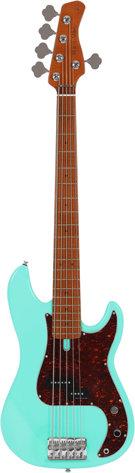 Sire Marcus Miller P5 Alder 5 String RH Electric Bass - Mild Green