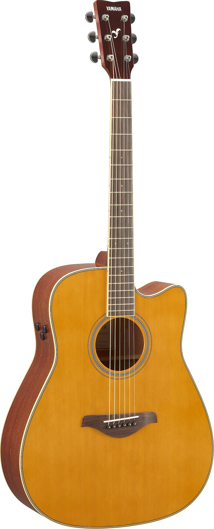 Yamaha FGCTA VT Tradition Western TransAcoustic 6-String RH Acoustic Electric Guitar-Vintage Tint