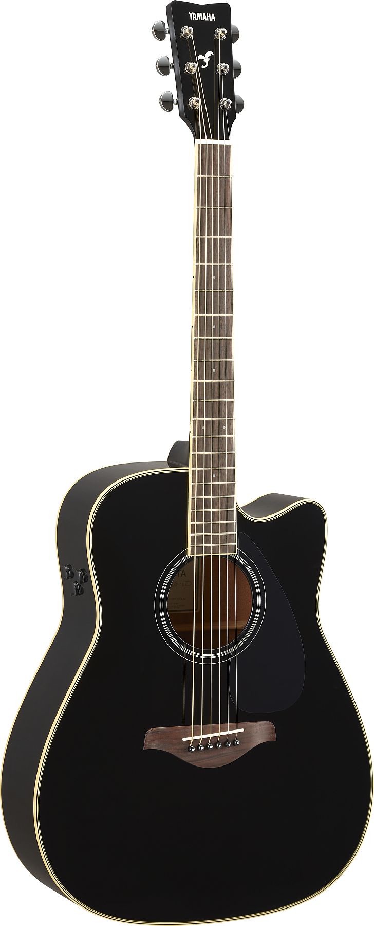 Yamaha FGCTA BL Tradition Western TransAcoustic 6-String RH Acoustic Electric Guitar-Black
