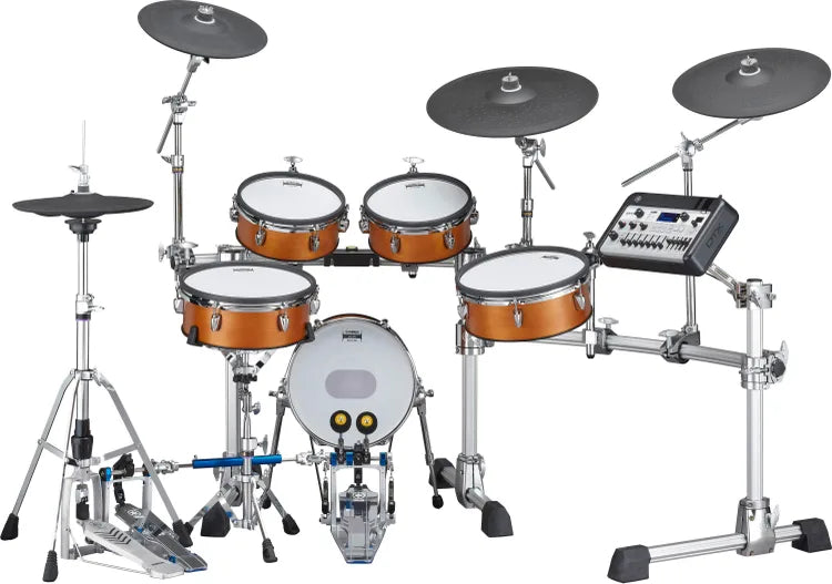 Yamaha DTX10KMRW Electronic Drum Set With Mesh Heads (Real Wood)