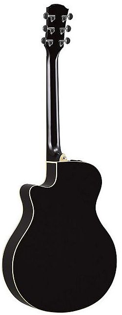Yamaha APX700II BL Thin-Line 6-String RH Acoustic Electric Guitar-Black