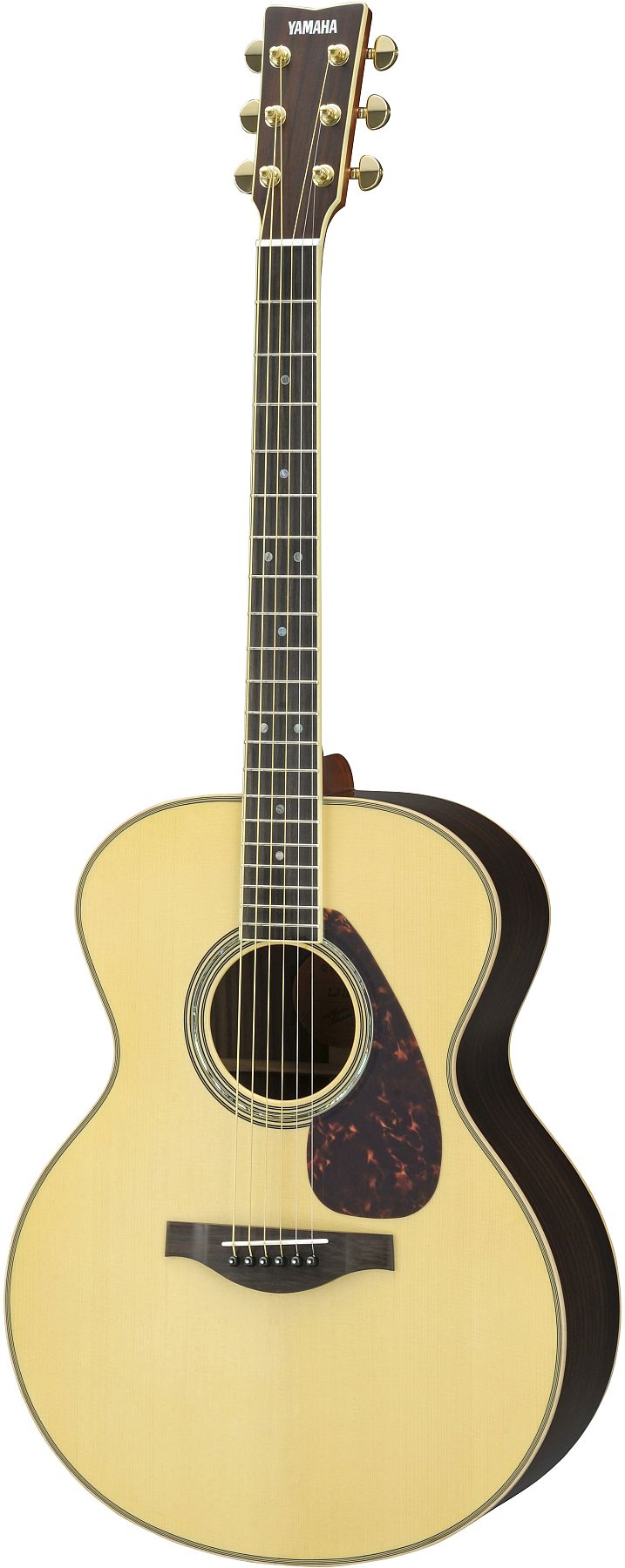 Yamaha LJ16ARE Medium Jumbo 6-String RH Acoustic Electric Guitar with Hard Bag-Natural