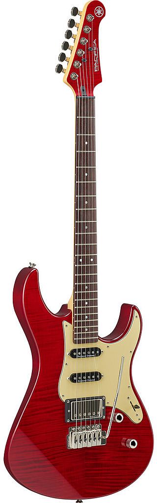 Yamaha PAC612VIIFMX FRD Pacifica 6-String RH Electric Guitar-Fired Red