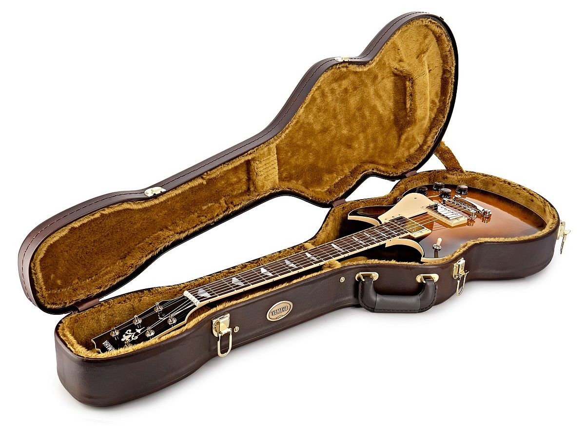 Yamaha SG1820 BS SG Series 6-String RH Electric Guitar with Case-Brown Sunburst