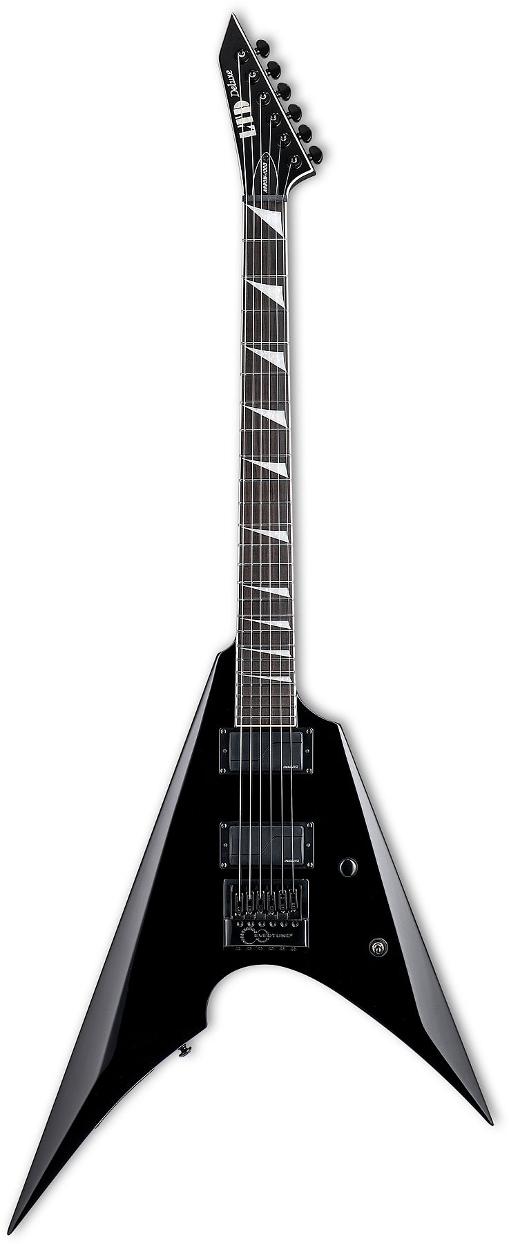 ESP Guitars LARROW1000ETBLK 6-String RH LTD Arrow 1000 Evertune Electric Guitar - Black larrow-1000-etblk