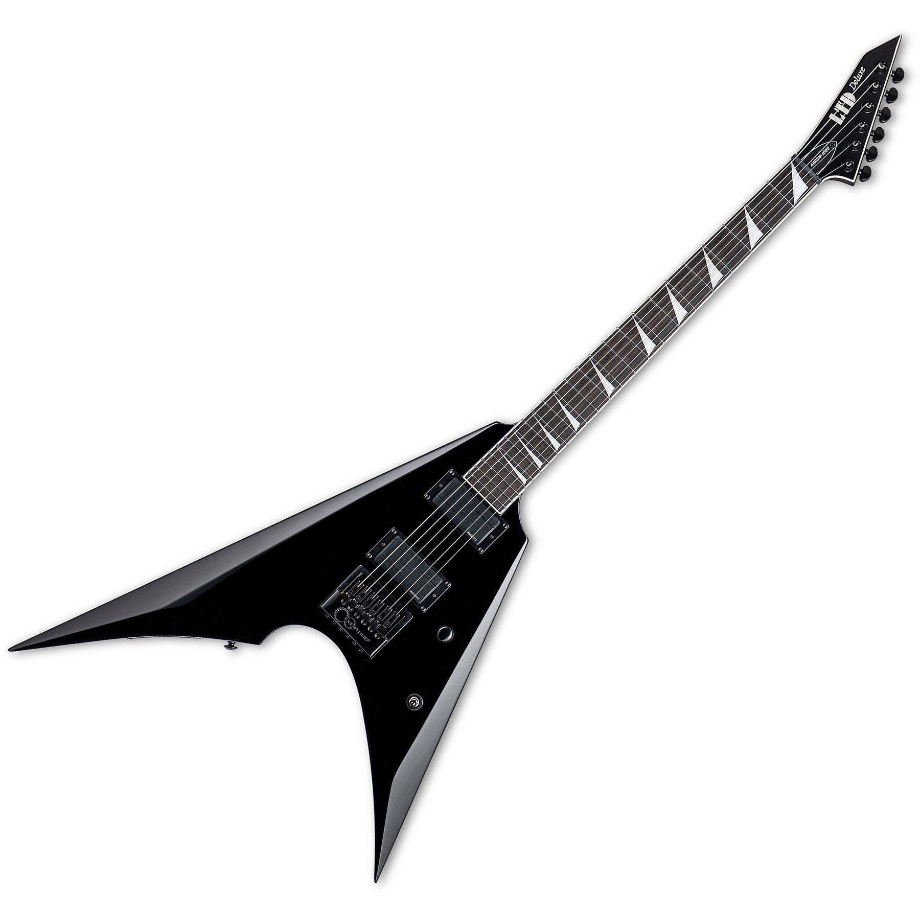 ESP Guitars LARROW1000ETBLK 6-String RH LTD Arrow 1000 Evertune Electric Guitar - Black larrow-1000-etblk
