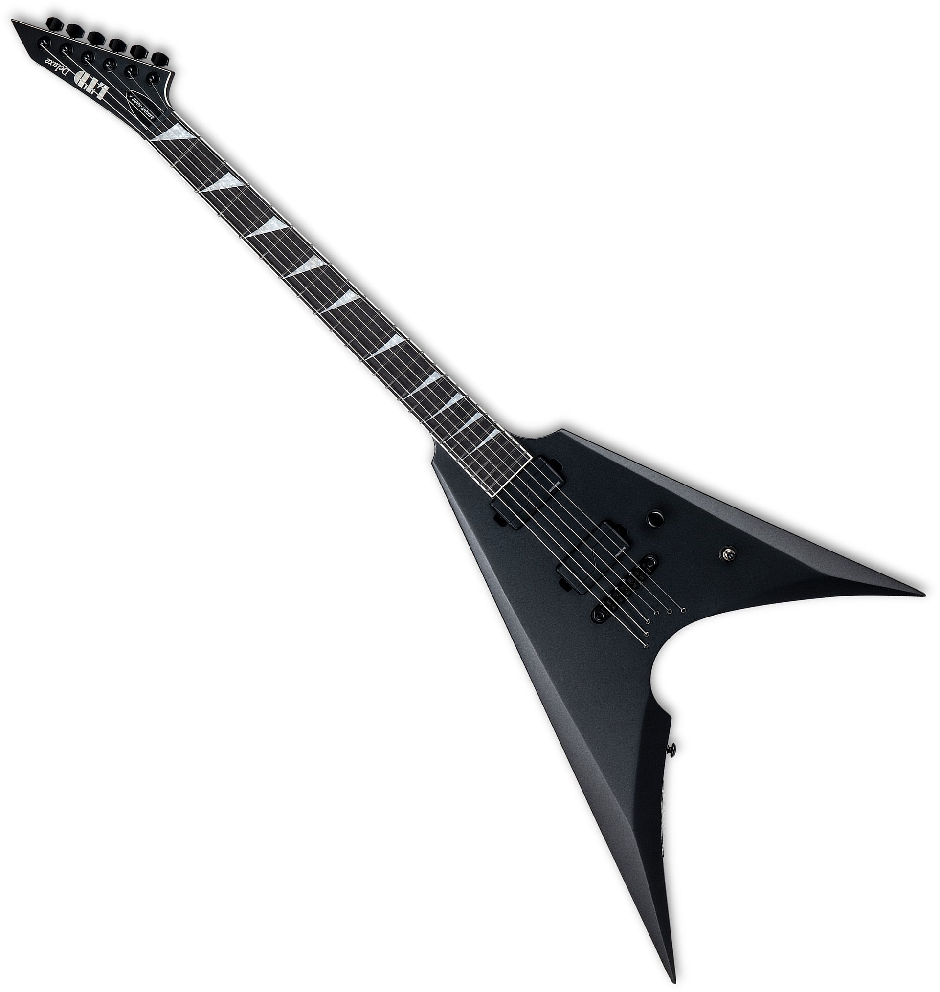 ESP Guitars LARROW1000NTCHMSLH 6-String LH LTD Arrow 1000NT Electric Guitar - Charcoal Metallic Satin larrow-100-ntchmslh