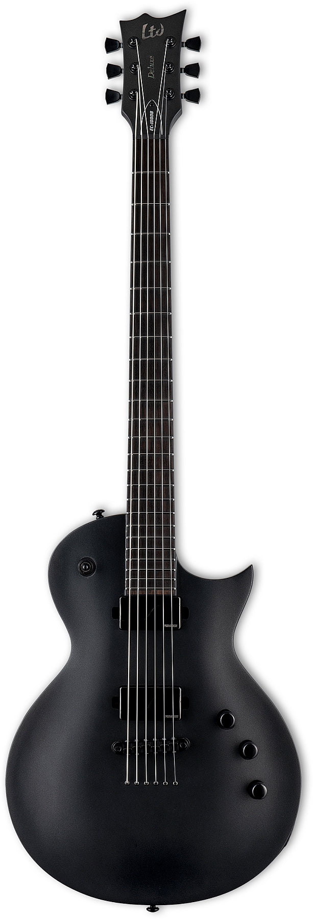ESP Guitars LEC1000BCHMS 6-String RH Baritone Electric Guitar – Charcoal Metallic Satin lec-1000-bchms
