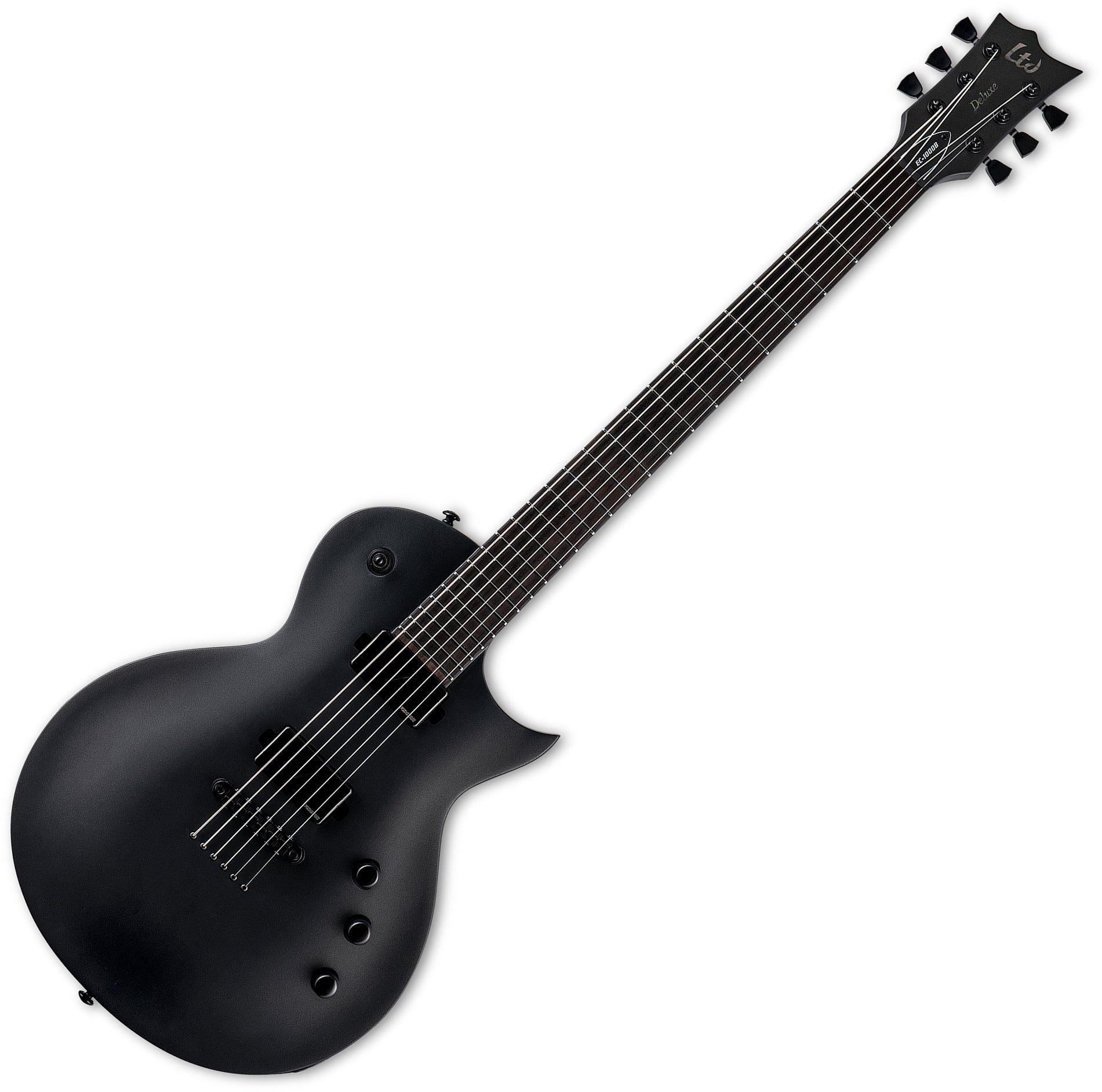 ESP Guitars LEC1000BCHMS 6-String RH Baritone Electric Guitar – Charcoal Metallic Satin lec-1000-bchms
