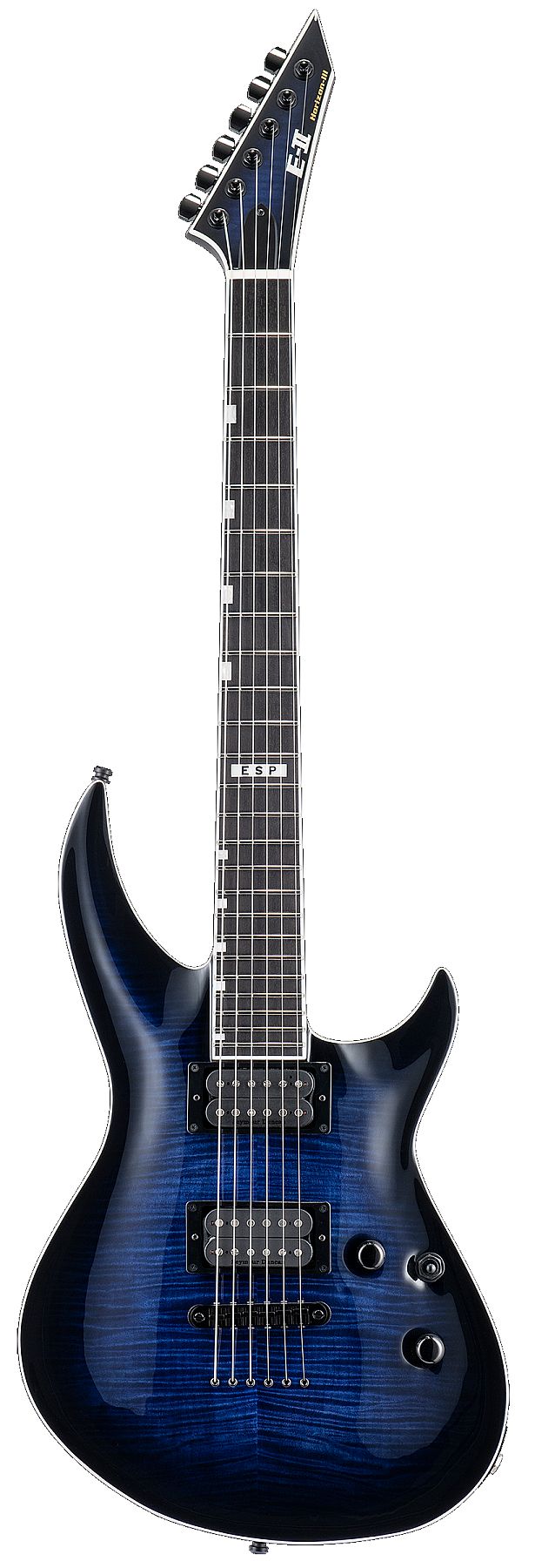 ESP Guitars EIIHOR3FMRDB E-II Horizon-III FM 6-String RH Electric Guitar with Case-Reindeer Blue