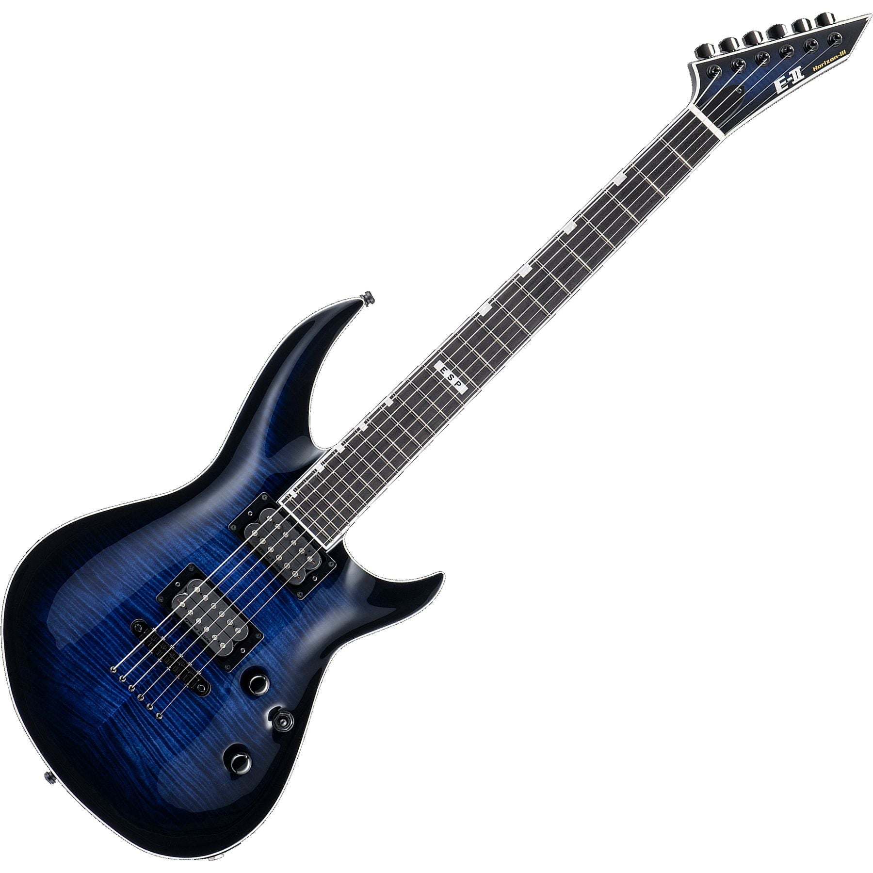 ESP Guitars EIIHOR3FMRDB E-II Horizon-III FM 6-String RH Electric Guitar with Case-Reindeer Blue