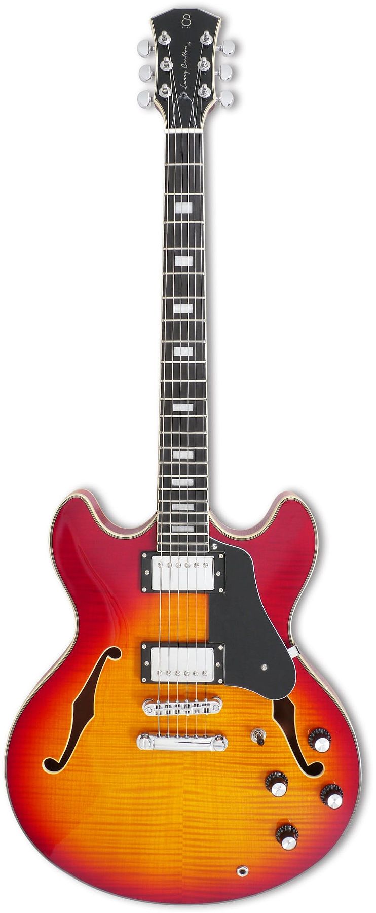 Sire Larry Carlton 6 String RH Semi-Hollowbody Guitar - Cherry Sunburst