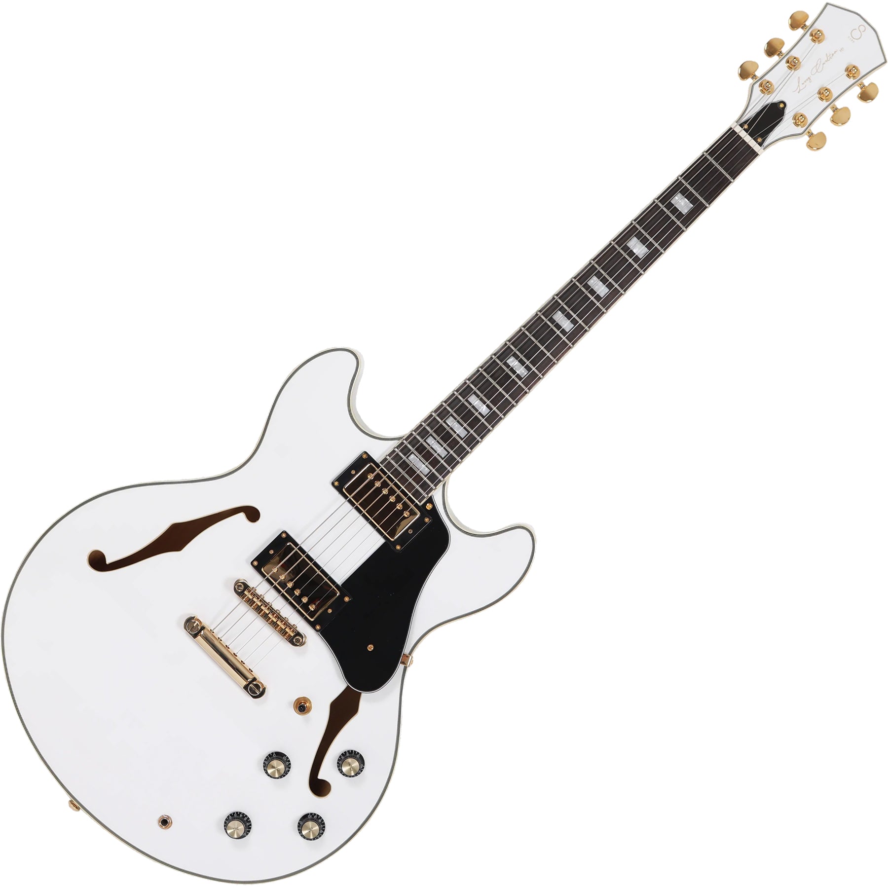 Sire Larry Carlton 6 String RH Semi-Hollowbody Guitar - White