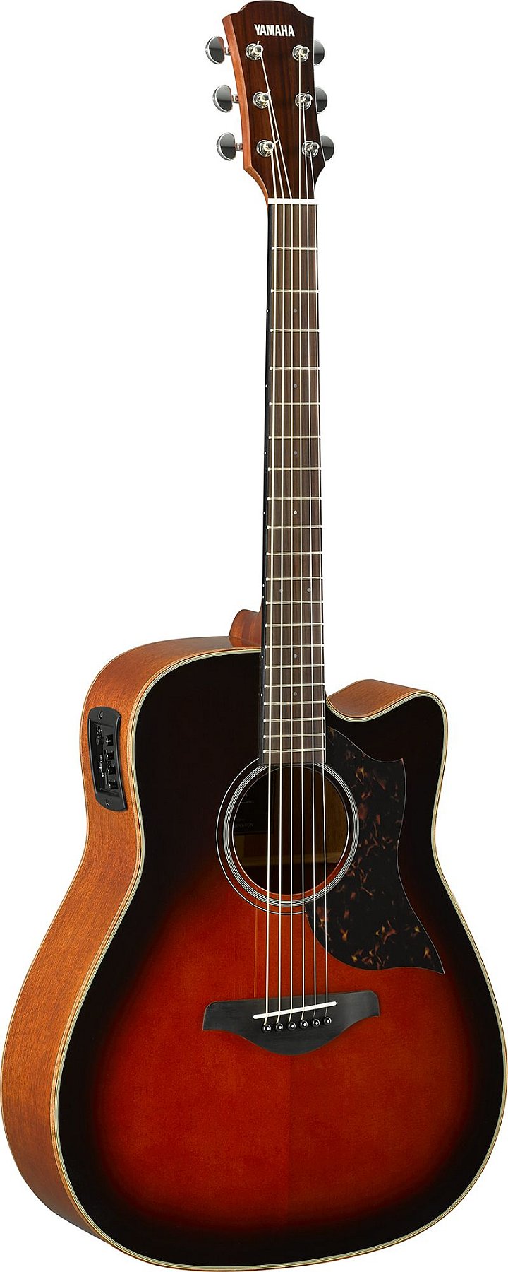 finishYamaha A1M TBS 6-String RH Electric Acoustic Guitar - Tobacco Brown Sunburst